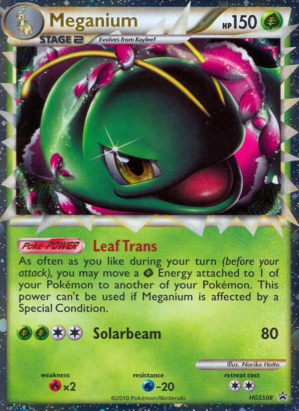 Meganium — illustrated card