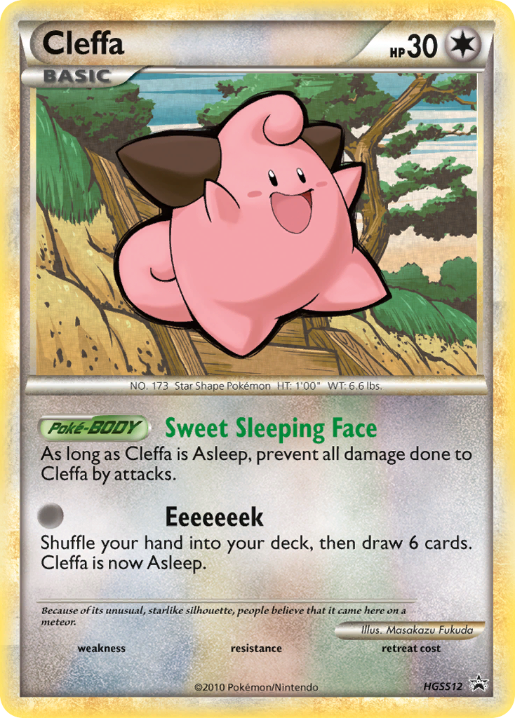 Cleffa — illustrated card