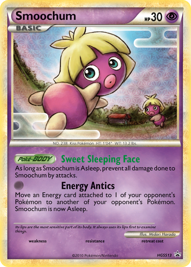 Smoochum — illustrated card