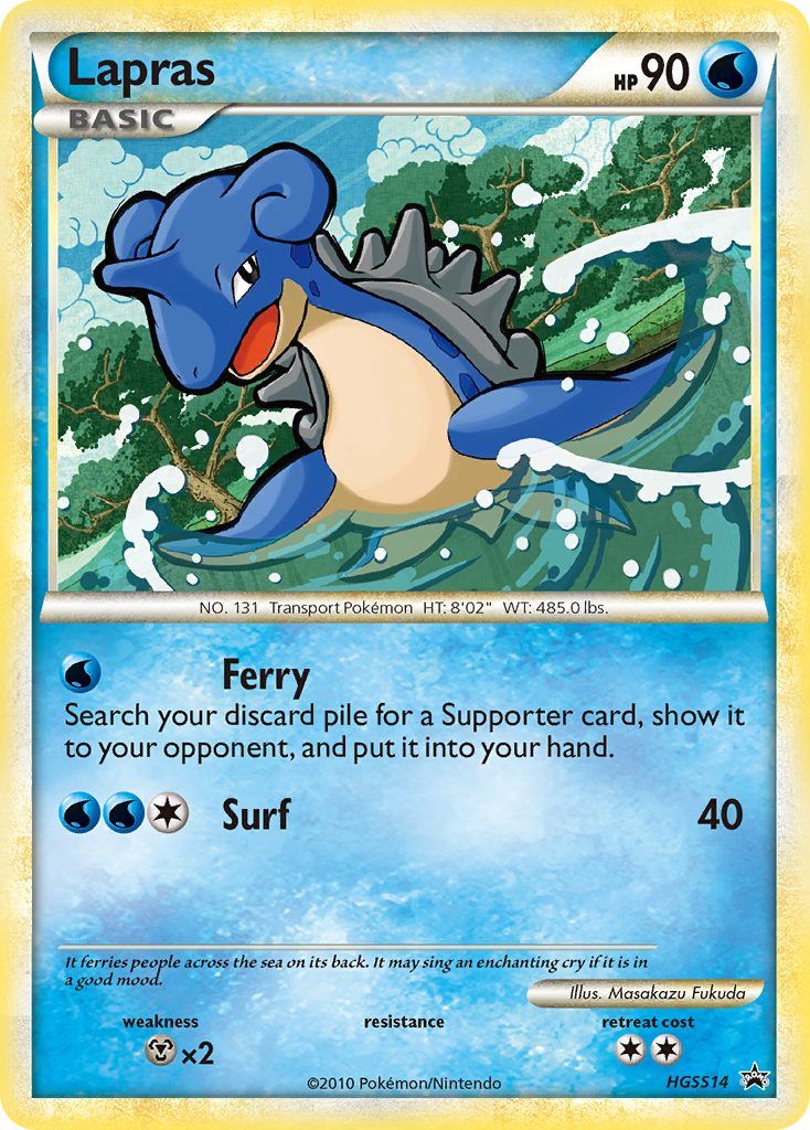 Lapras — illustrated card