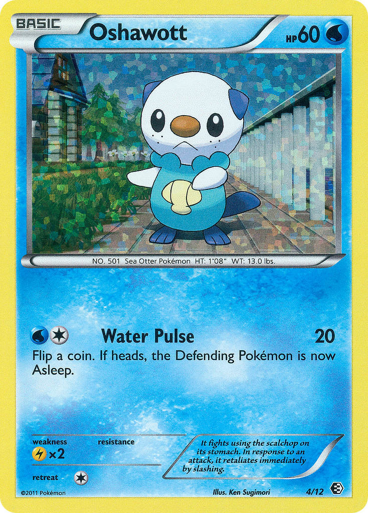 Oshawott — illustrated card