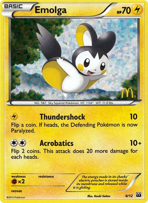 Emolga — illustrated card