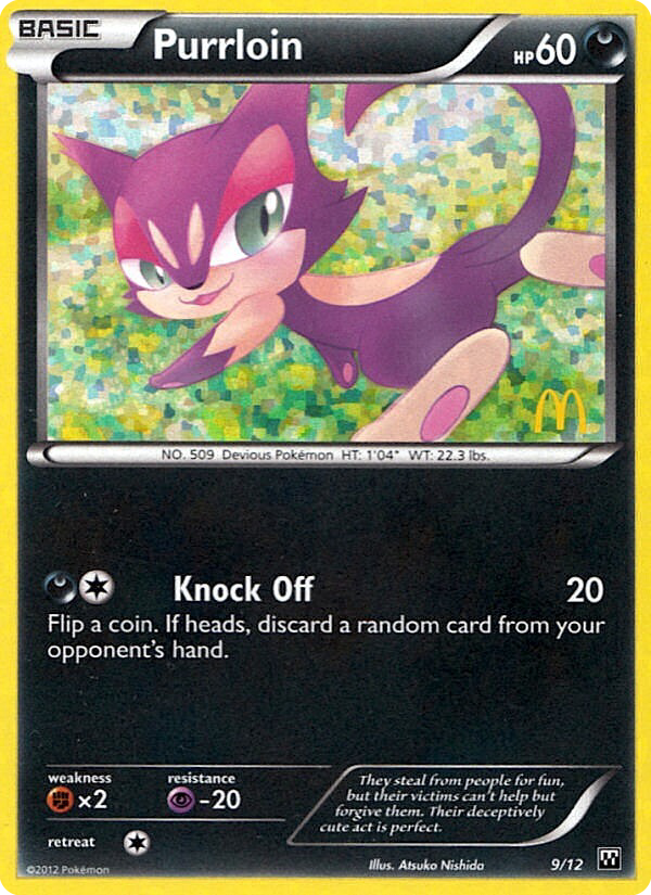 Purrloin — illustrated card