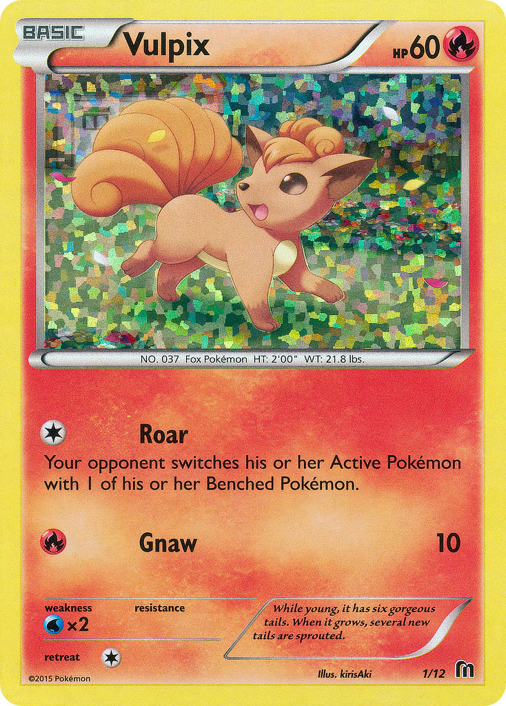 Vulpix — illustrated card