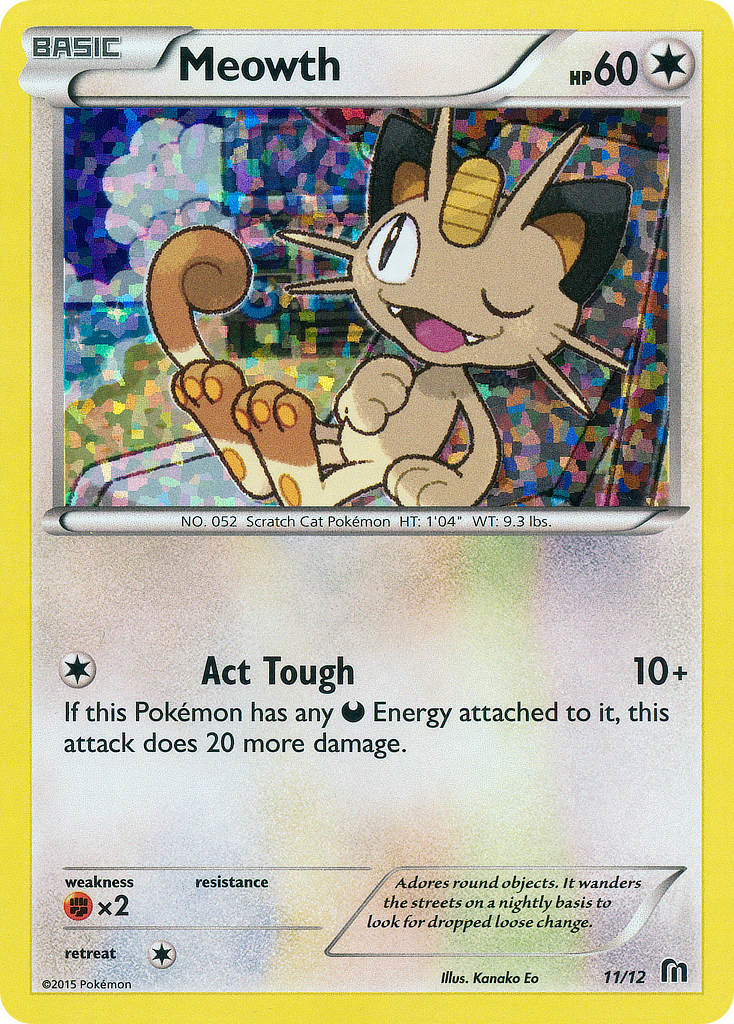 Meowth — illustrated card