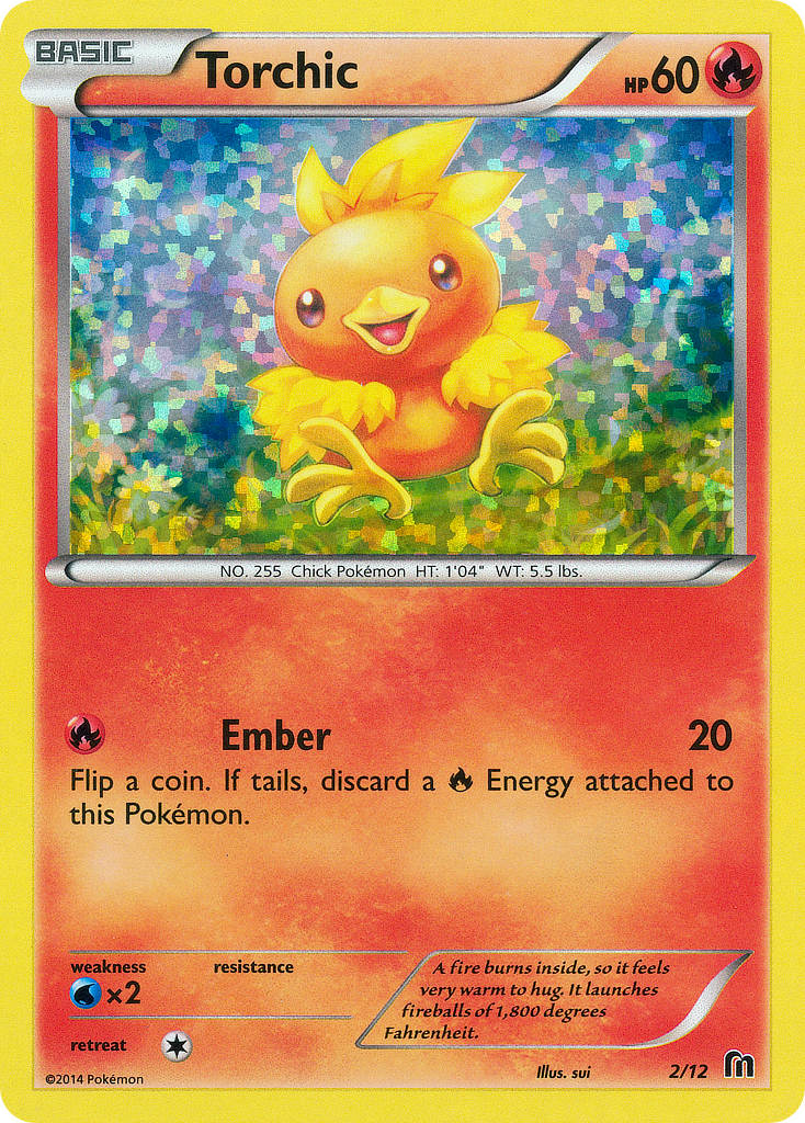 Torchic — illustrated card
