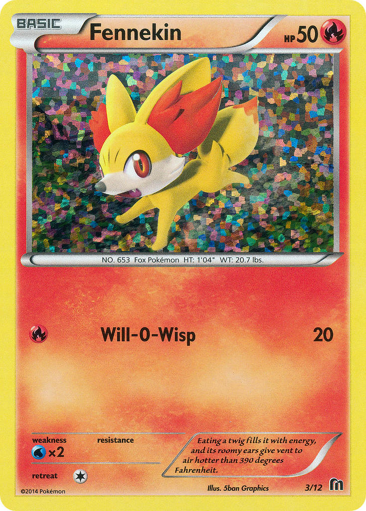 Fennekin — illustrated card