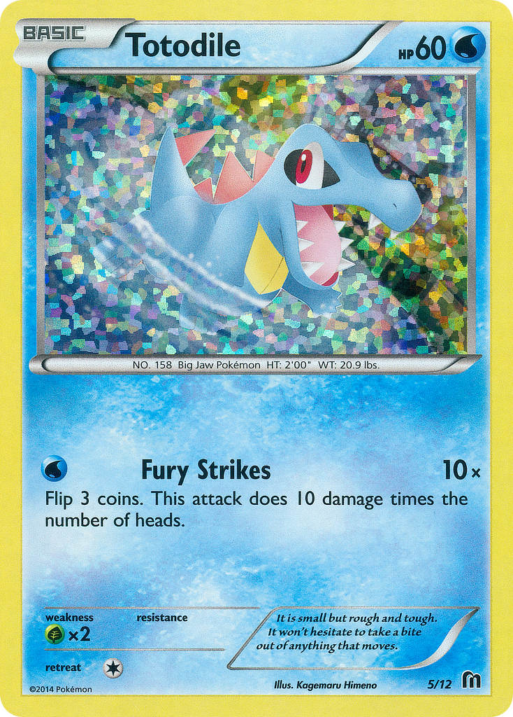 Totodile — illustrated card