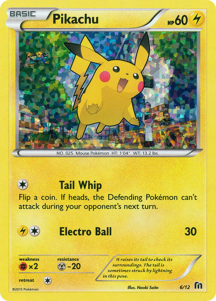 Pikachu — illustrated card