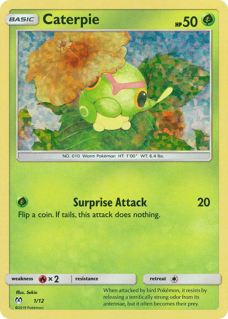 Caterpie — illustrated card