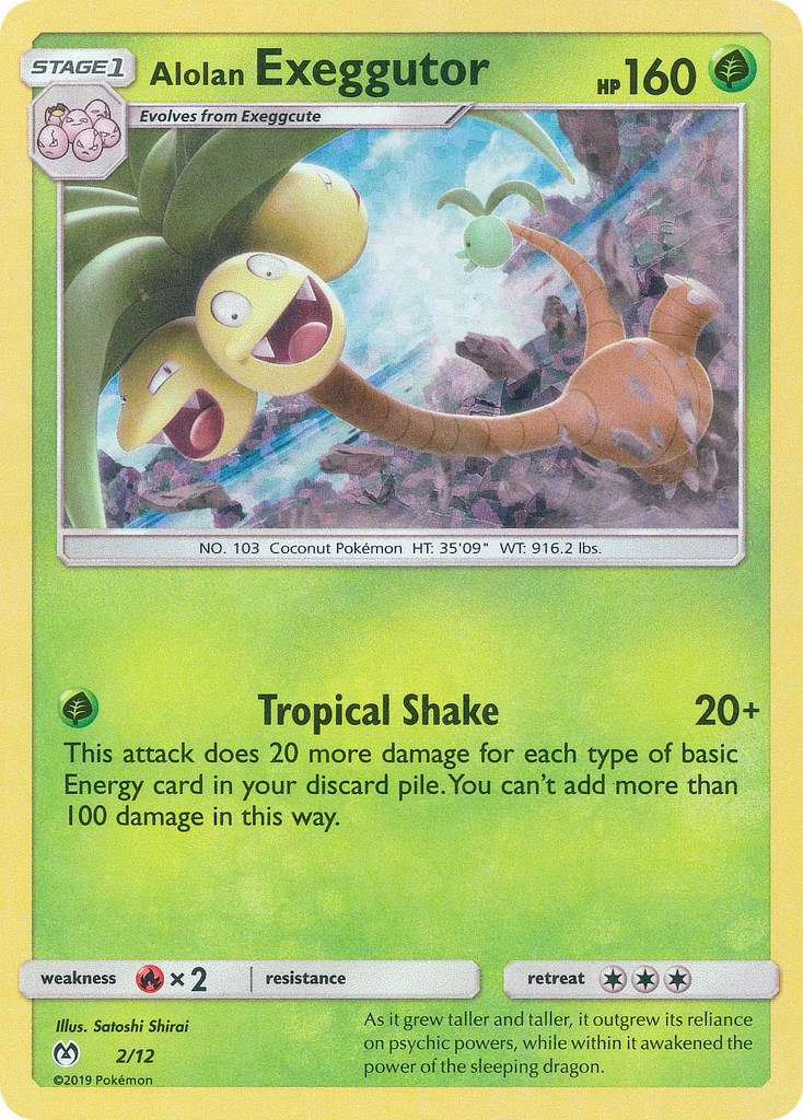 Alolan Exeggutor — illustrated card
