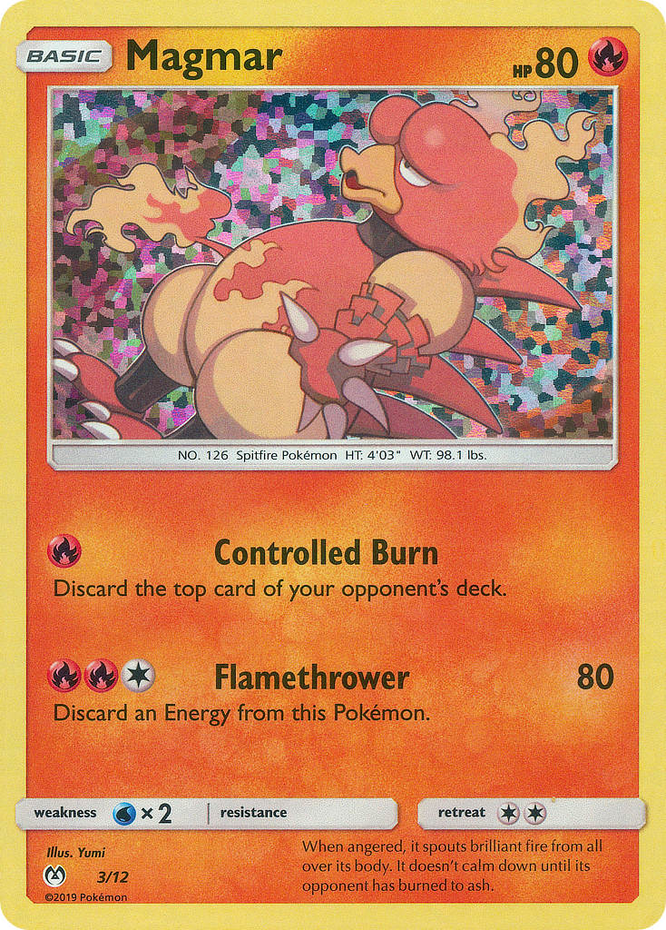 Magmar — illustrated card