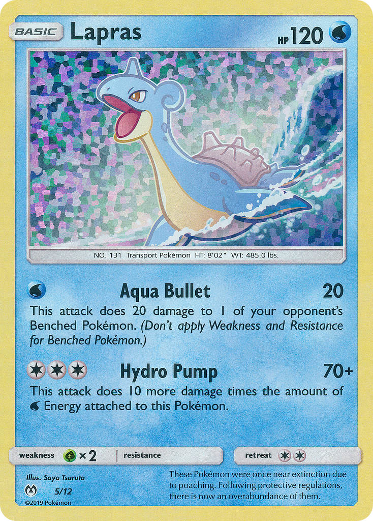 Lapras — illustrated card