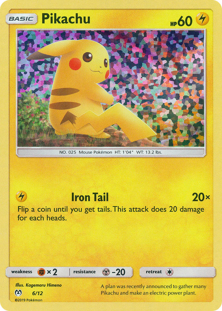 Pikachu — illustrated card