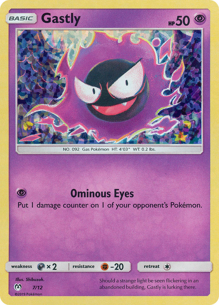 Gastly — illustrated card