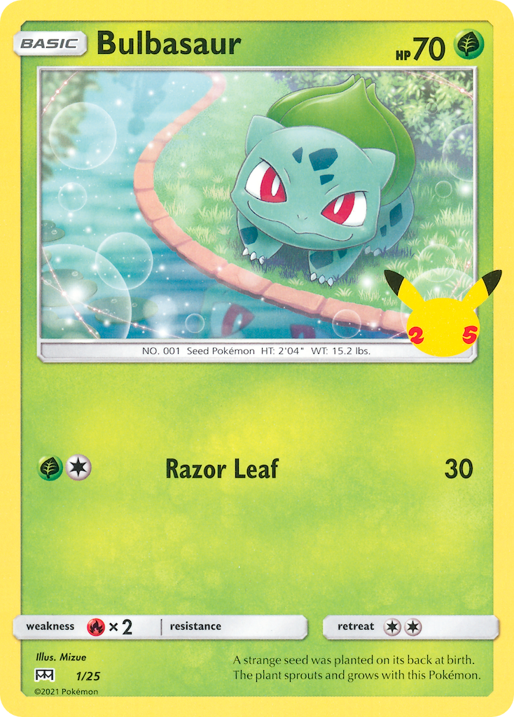 Bulbasaur — illustrated card