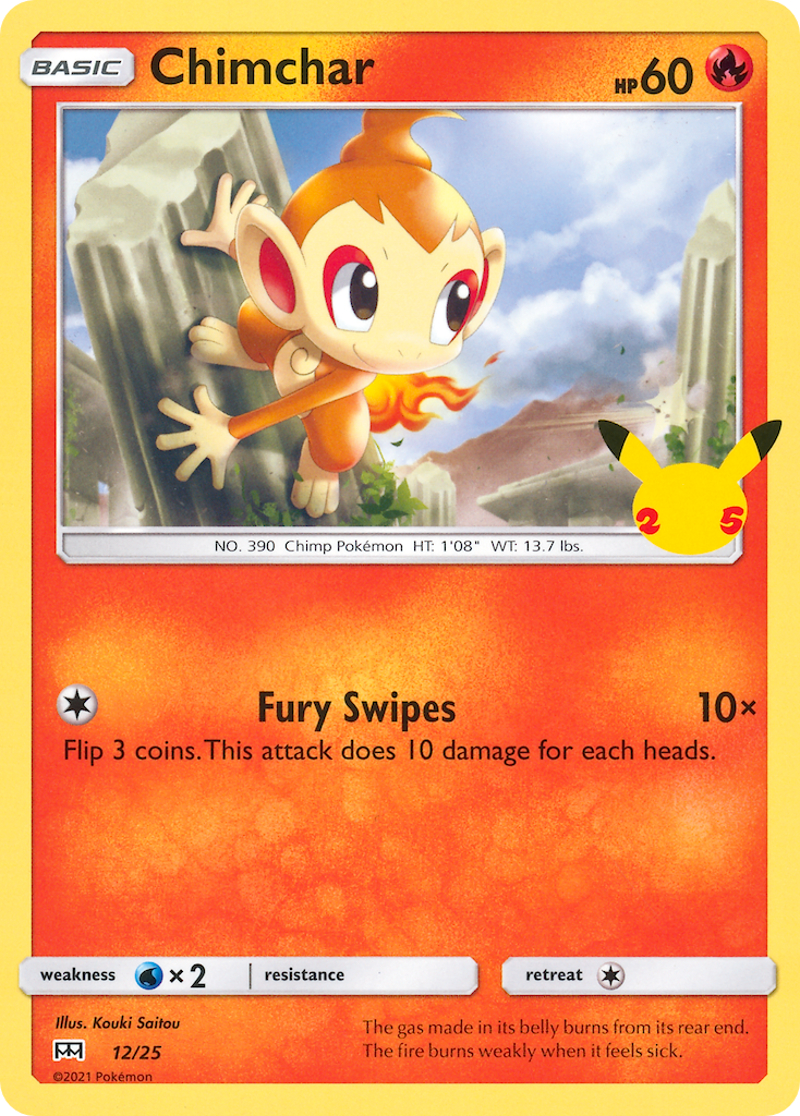 Chimchar — illustrated card