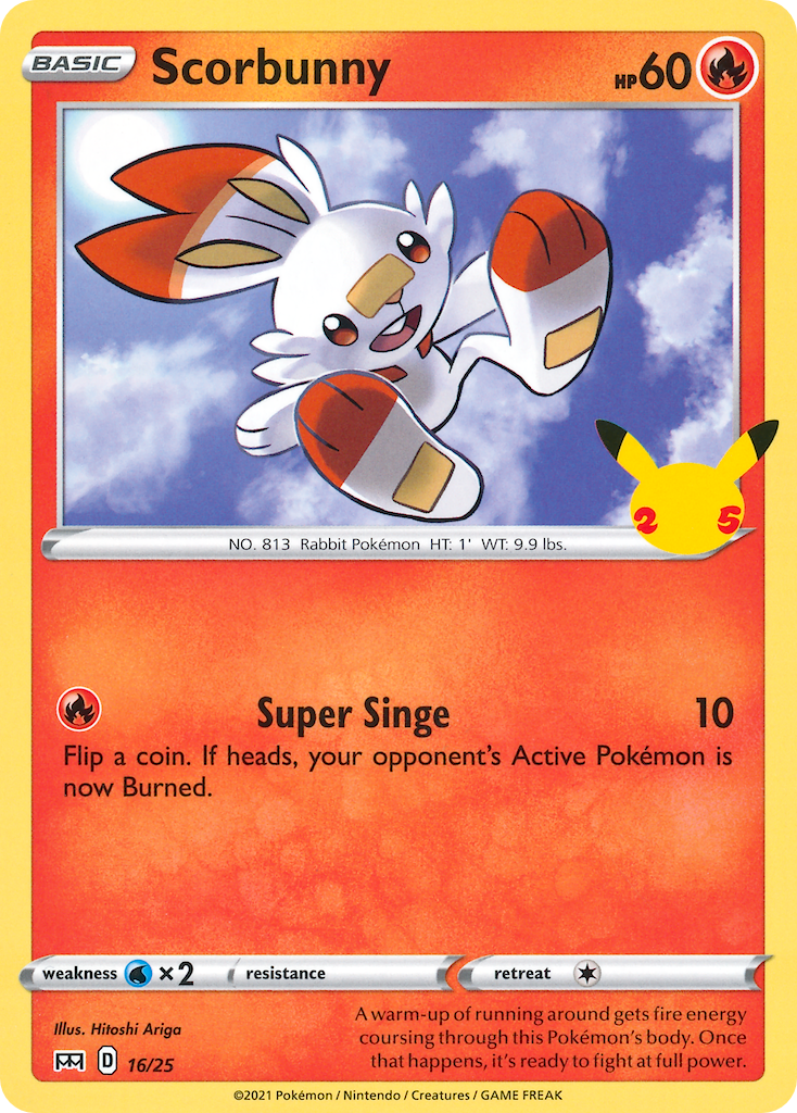 Scorbunny — illustrated card
