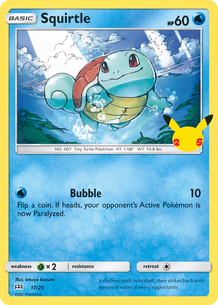 Squirtle — illustrated card