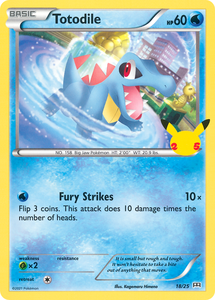 Totodile — illustrated card