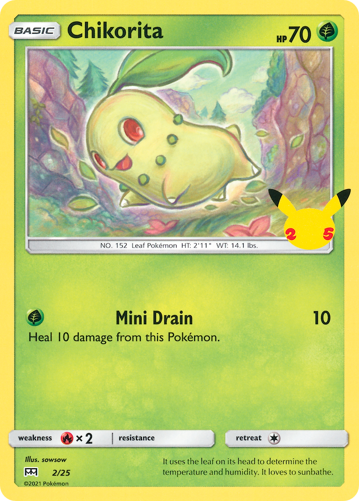 Chikorita — illustrated card