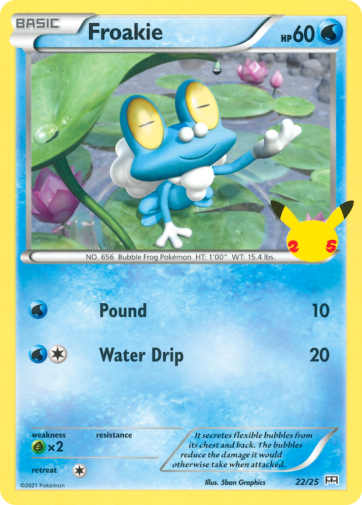 Froakie — illustrated card