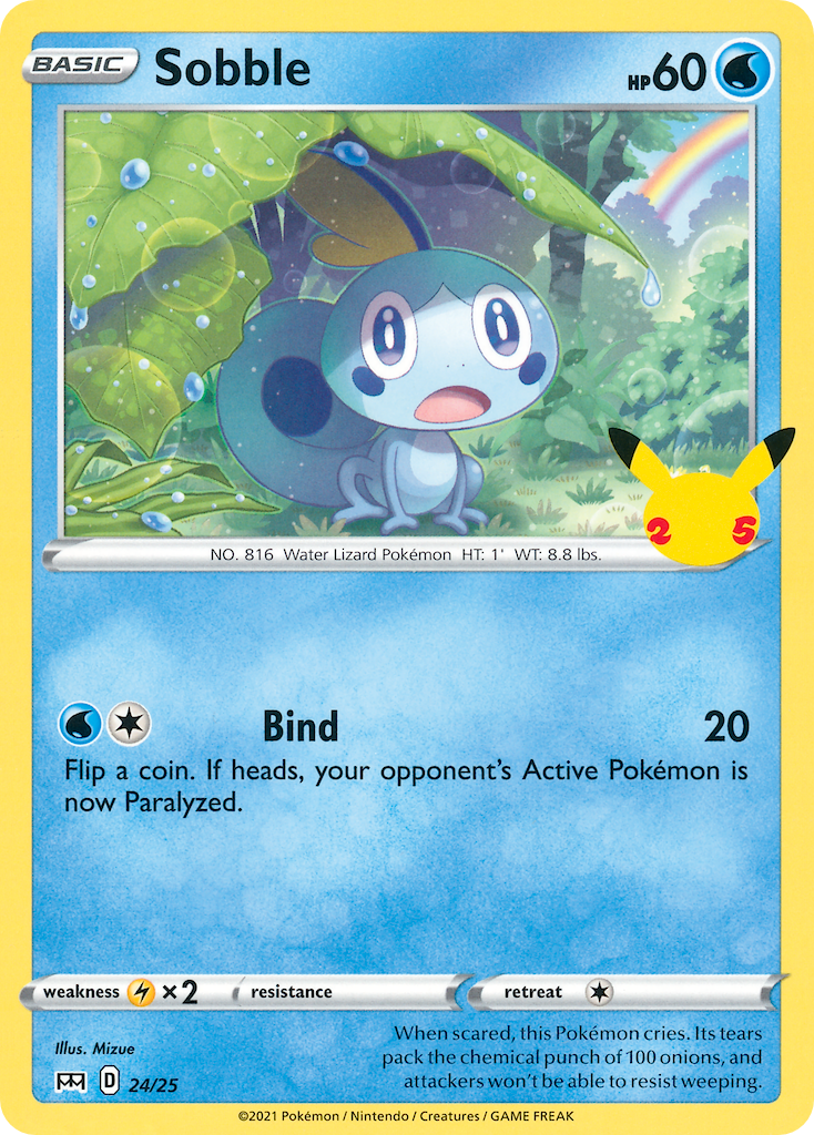 Sobble — illustrated card