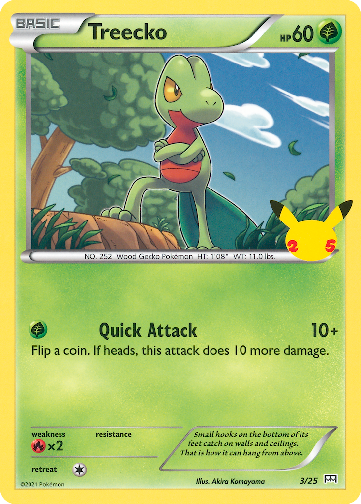 Treecko — illustrated card