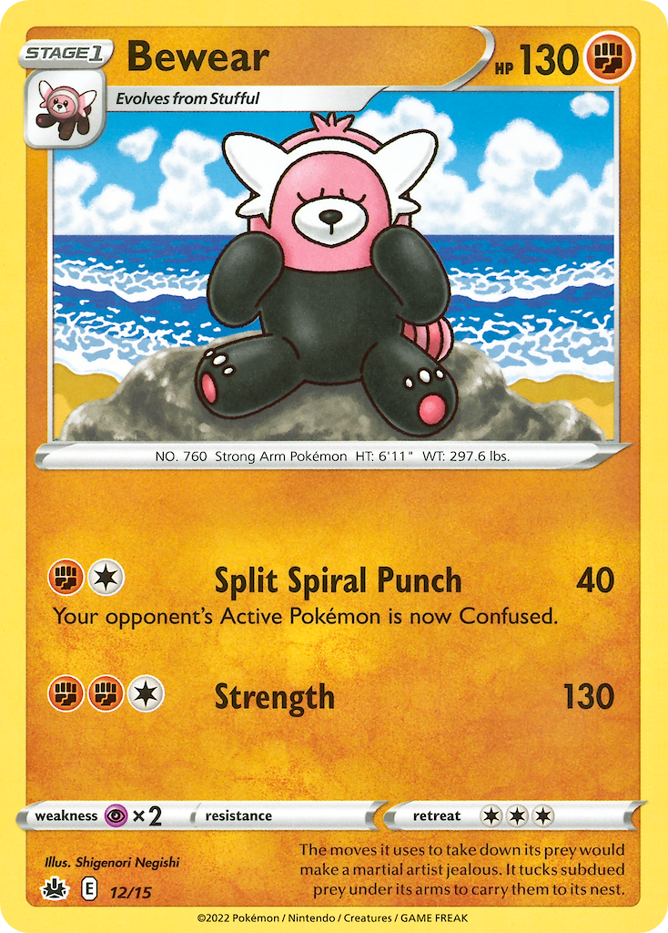 Bewear — illustrated card
