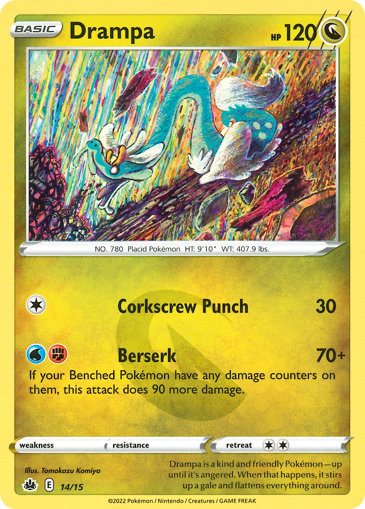 Drampa — illustrated card
