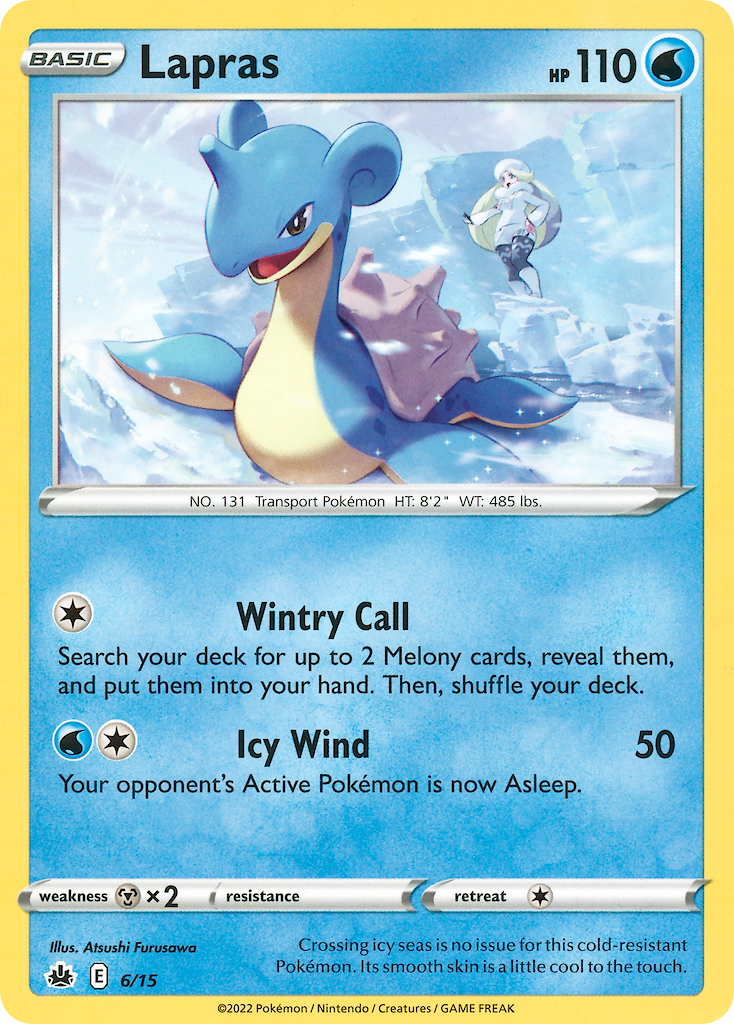 Lapras — illustrated card