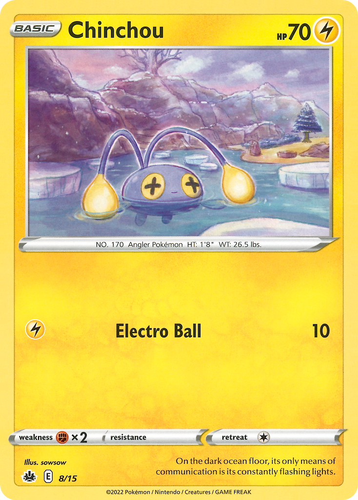 Chinchou — illustrated card