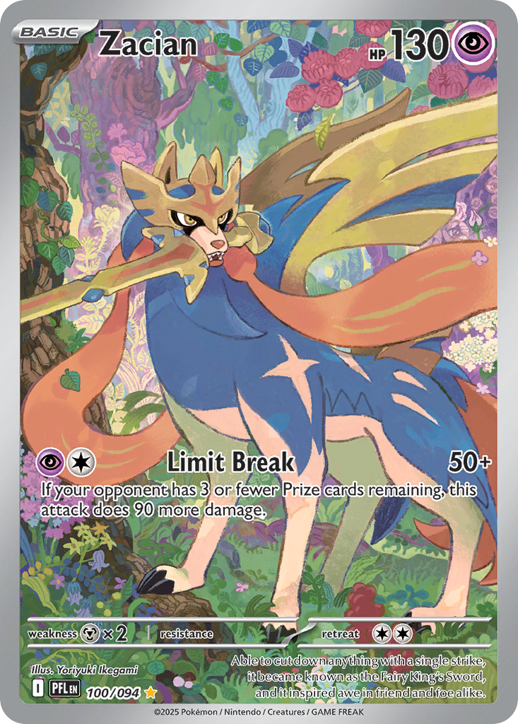 Zacian — illustrated card
