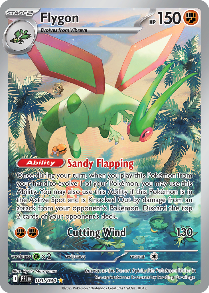 Flygon — illustrated card