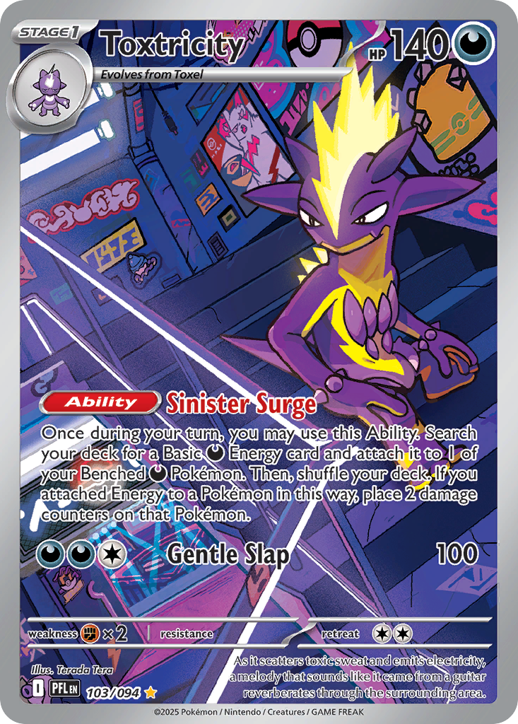 Toxtricity — illustrated card