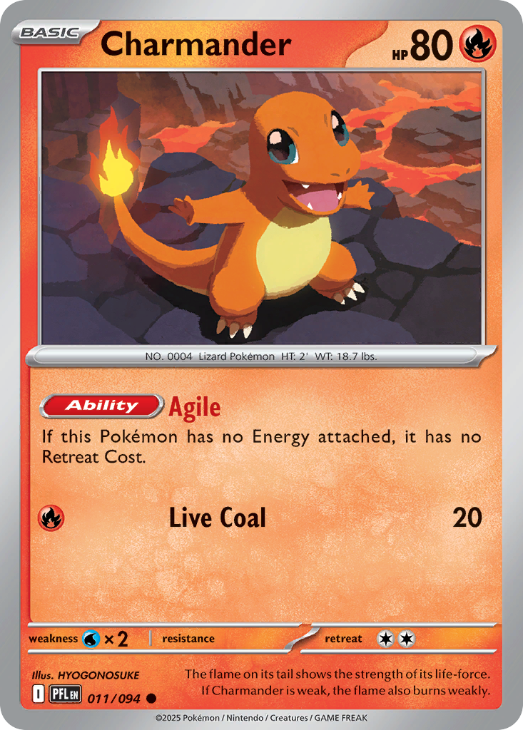 Charmander — illustrated card