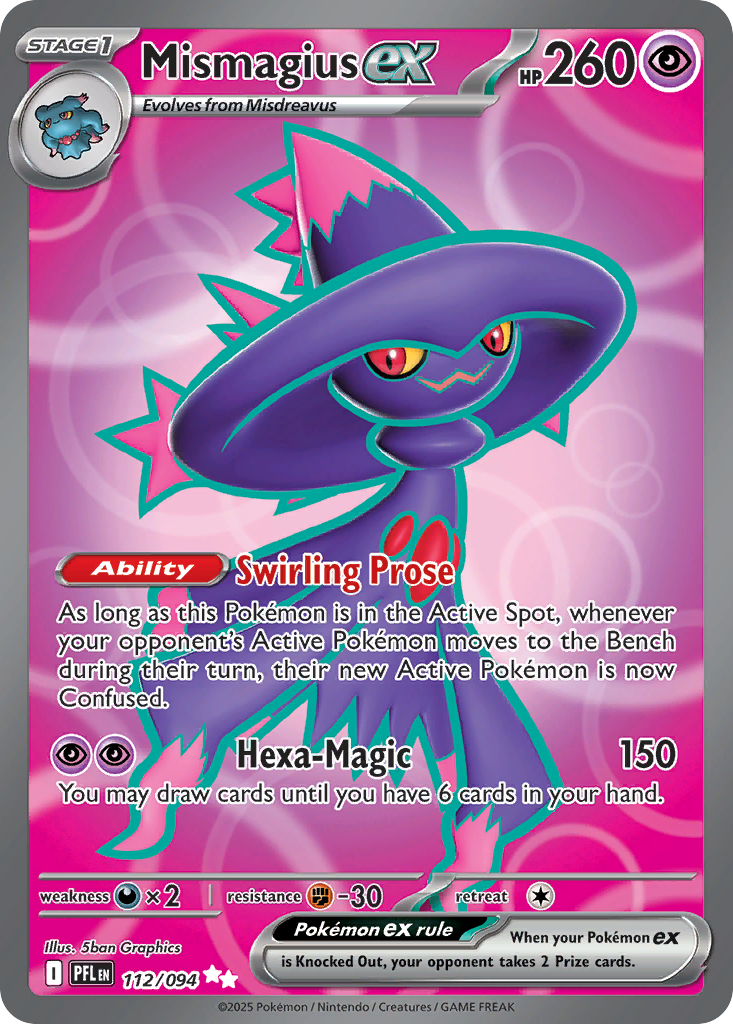 Mismagius ex — illustrated card