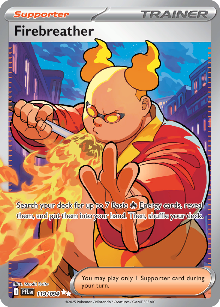 Firebreather — illustrated card