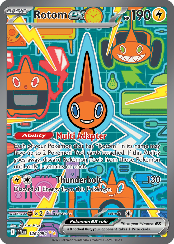 Rotom ex — illustrated card