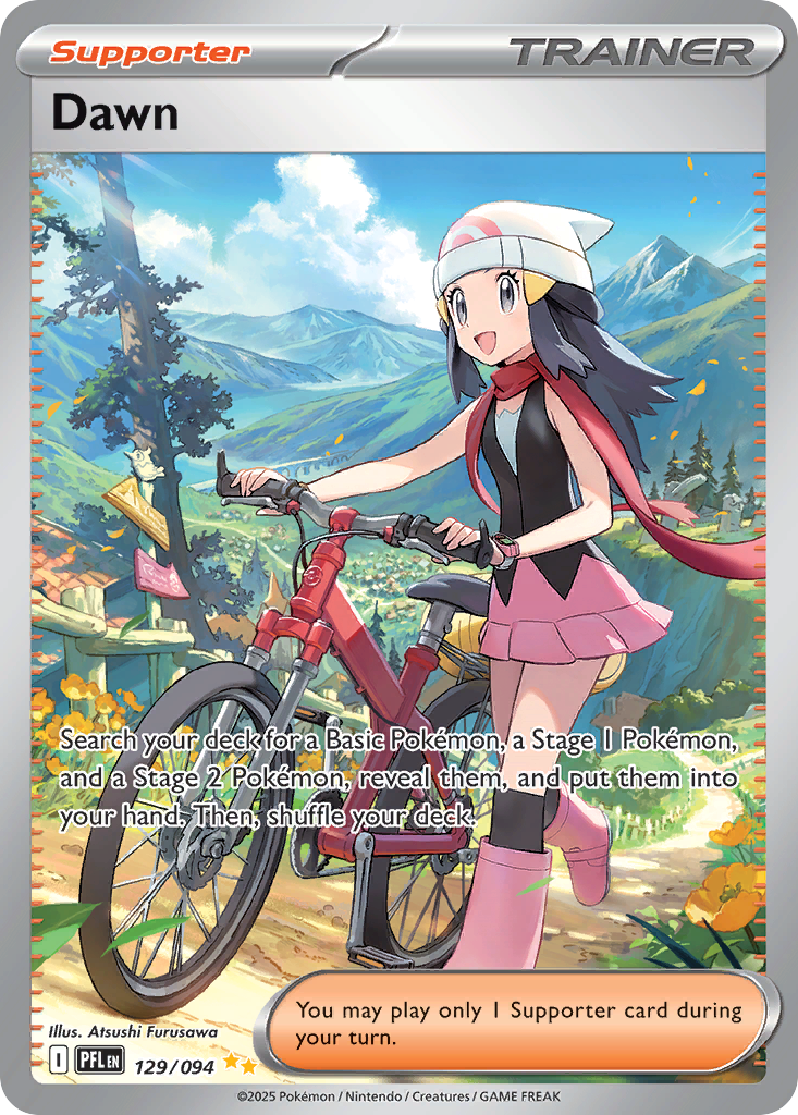 Dawn — illustrated card