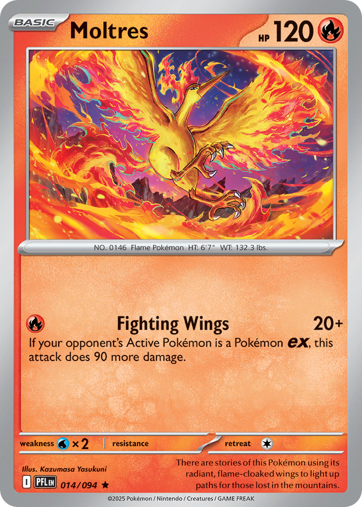 Moltres — illustrated card