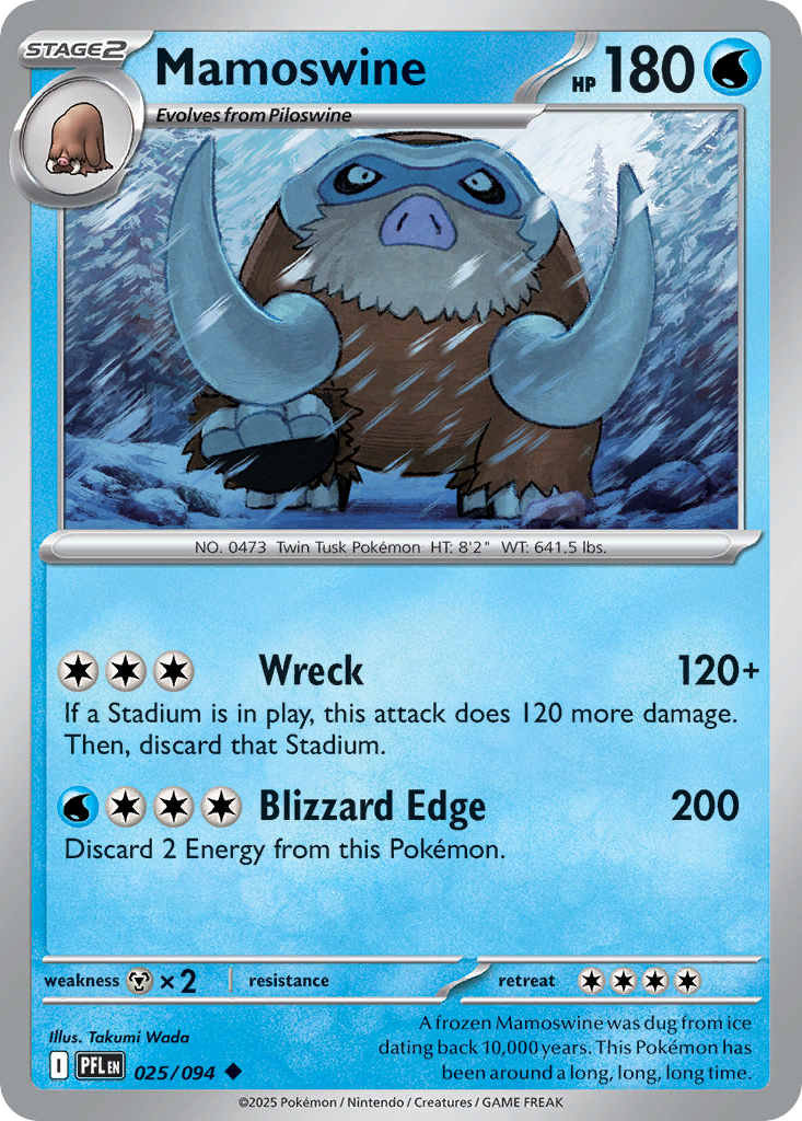 Mamoswine — illustrated card