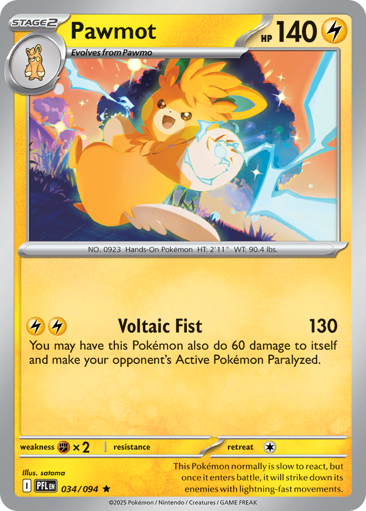 Pawmot — illustrated card