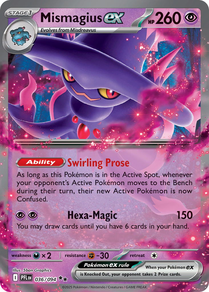 Mismagius ex — illustrated card