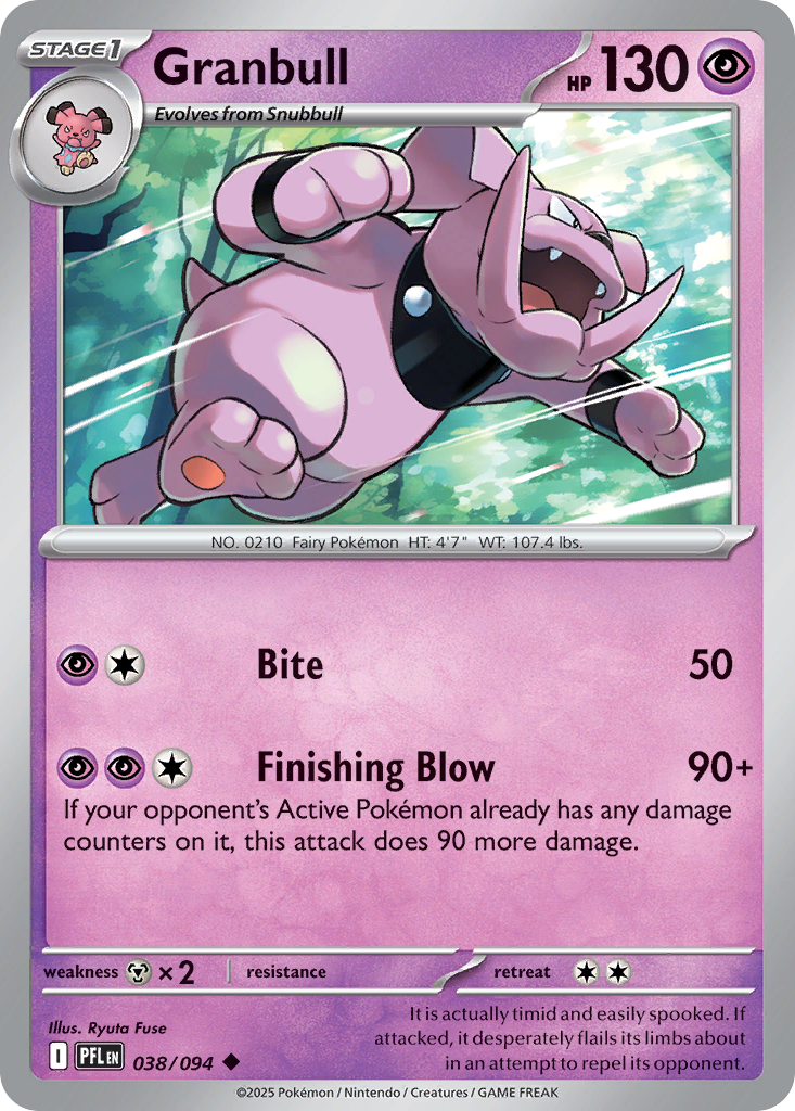Granbull — illustrated card