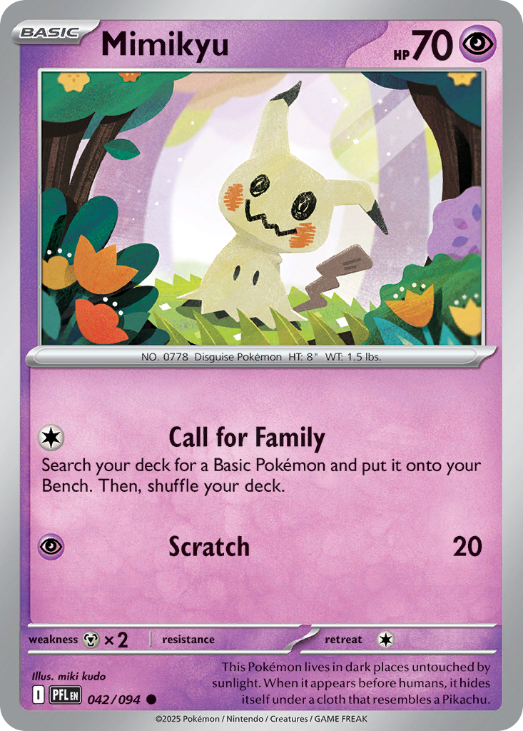 Mimikyu — illustrated card