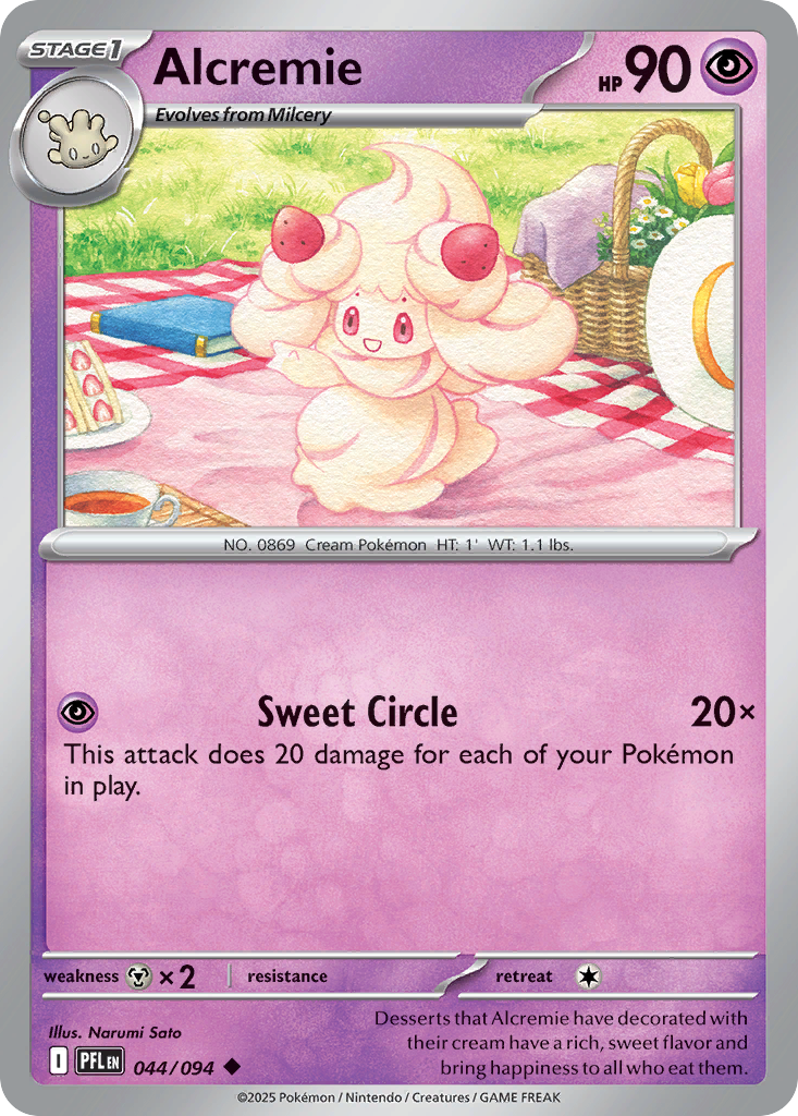 Alcremie — illustrated card