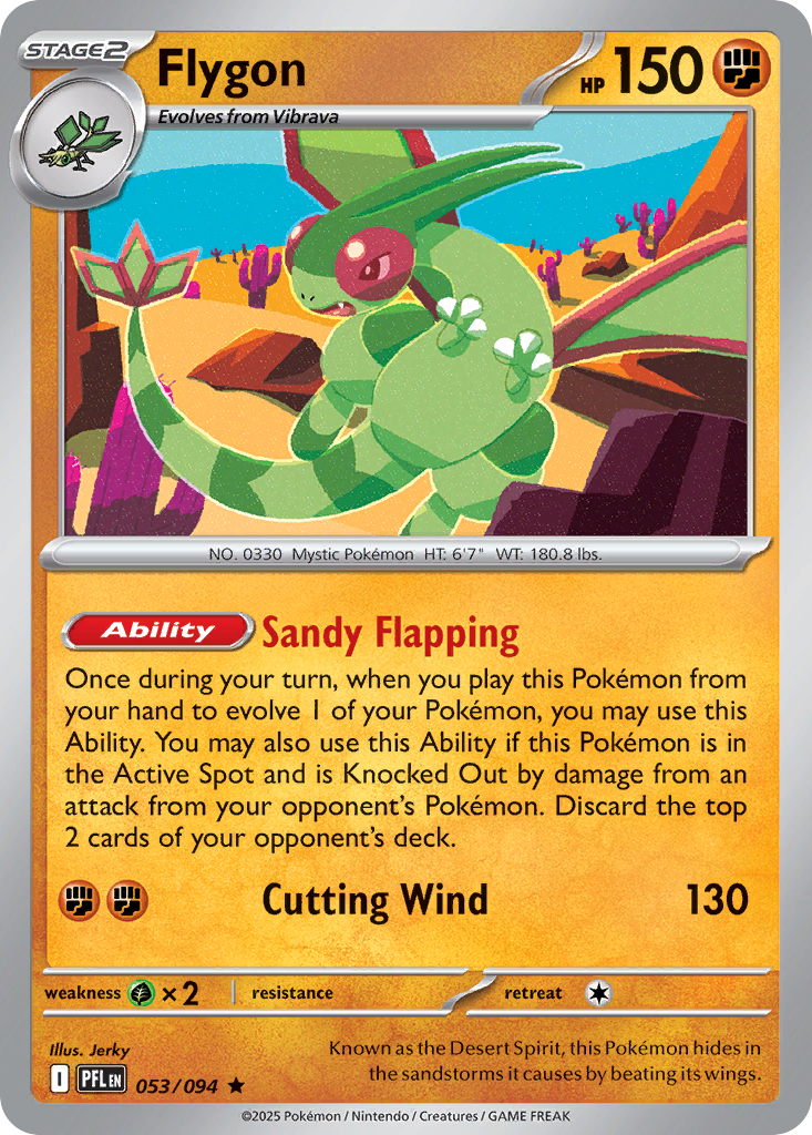 Flygon — illustrated card
