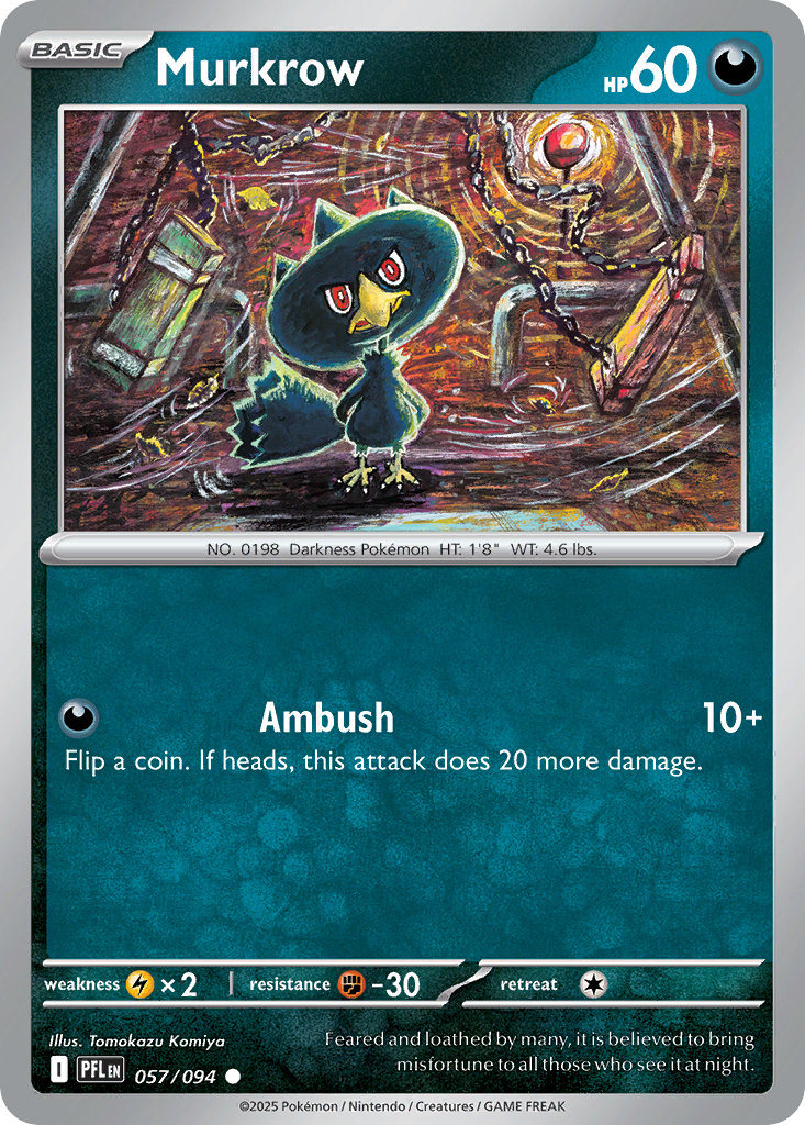 Murkrow — illustrated card