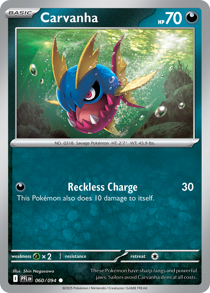 Carvanha — illustrated card